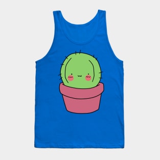 Blushing Potted Cactus Tank Top